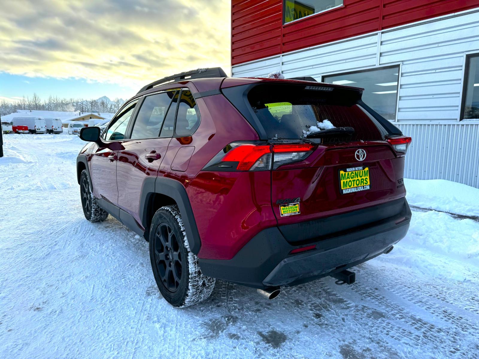 2022 Red /Black Toyota RAV4 (2T3S1RFV1NW) , located at 1960 Industrial Drive, Wasilla, 99654, (907) 376-5555, 61.573475, -149.400146 - Photo #3
